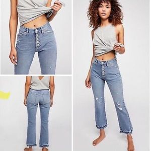 FREE PEOPLE distressed jeans